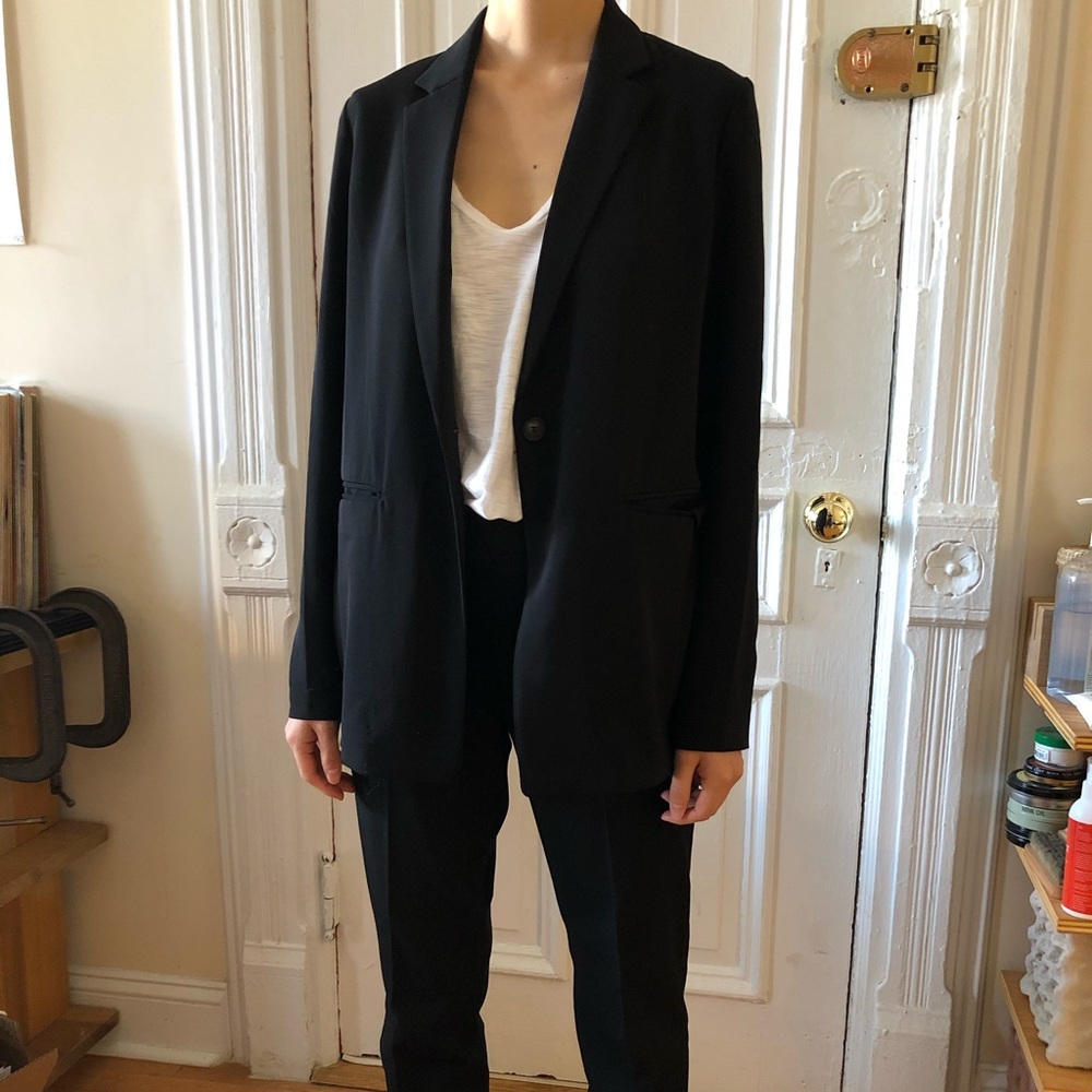 Blazer and pants set from Uniqlo